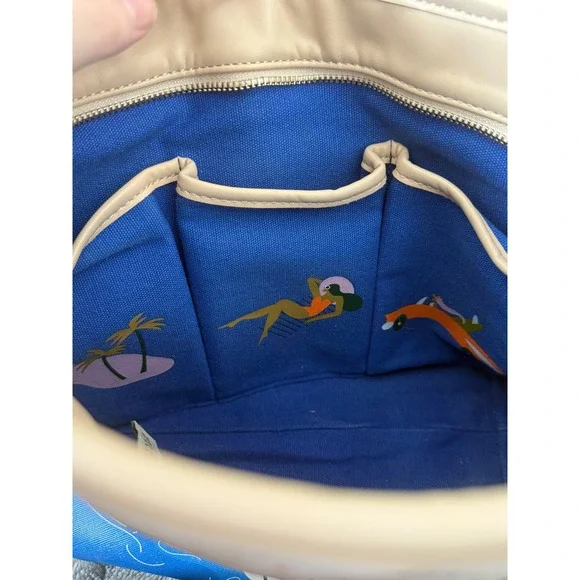 Spartina 449 Los Angeles California Map Tote Bag Travel Holiday California - Picture 5 of 7